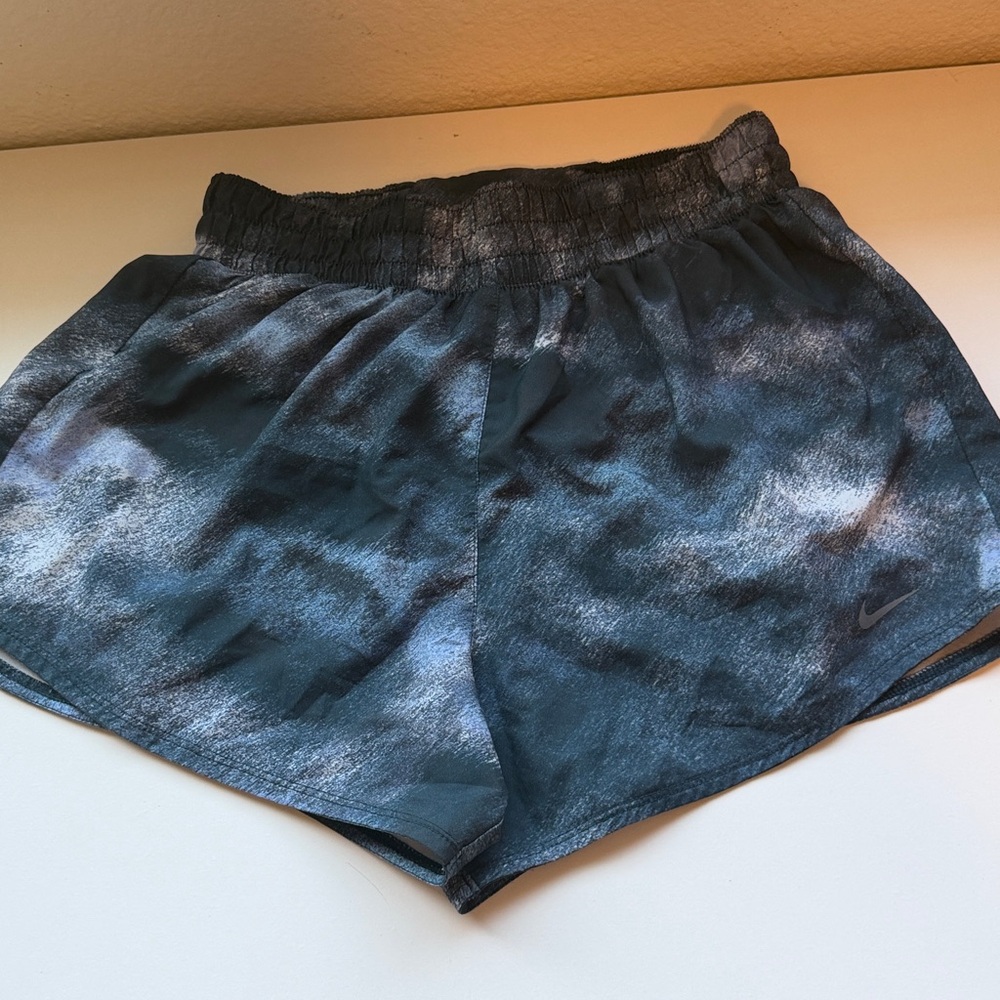 Nike Dri Fit Navy and Gray Athletic Shorts